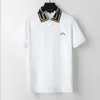 Fashion polo man mens polos poloshirt Top Tee Short sleeve T-Shirts designer Loose Tees casual black white t shirt luxe plain t shirts for men M-3XL#493