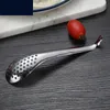 Cucchiaio in acciaio inossidabile 304 Gadget da cucina Scolapasta Tuorlo d'uovo Caviale Utensili da cucina Accessori da cucina HH22-340