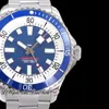 TF Superocean 44 ETA A2824 Automatisk m￤n Titta p￥ A17376A31L1A1 Keramik Bezel Blue White Dial Stick Rostfritt st￥larmband Watches Super Edition Puretime B2