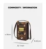 Kv￤llsp￥sar Kvinnor Luxury Fashion Phone Pouch Universal Pu Leather Cell Bag Purse Axel Pocket Wallet Case Strap Crossbody