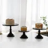 Plates Home Party Cake Display Stand Wedding Decoration Wrought Iron Birthday Tray Dessert Fudge Ddesktop Afternoon Tea