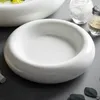 Płyty białe el talerz kreatywne nordyckie zastawa stołowa porcelanowa domowa Porcelana netto czerwona spersonalizowana kolacja zachodniego francuska fo