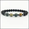 Kralen magenetische hematiet kralen streng armband imperiale jasper turquoise armbanden dames heren mode sieraden hiphop drop schip deli dhkus