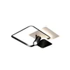 Światła sufitowe Minimalistyczna sztuka Nowoczesna dioda LED do salonu Plafond Home Lighting Square Lamp