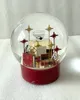 2023 Edition C Classics Red Christmas Snow Globe With Perfume Bottle Inside Crystal Ball for Special Birthday Novelty VIP Gift