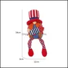 Andere feestelijke feestartikelen American Party Gnome Patriotic Independence Day Dwerg Scandinavian Ornamenten 4e van JY Home Desktop D DHRW6