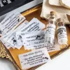 Dimi 60pcs/Book Black and White Ink Material Paper Easy Deco Deco Bottle Diy Junk Journaling Scrapbooking Collage