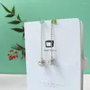 Linglong Bookmark Student Reading Page Metal Book Clip Clip Clip Pendant Marks Leaf Chain Flowers Учитель Подарок Подарок канцелярские товары