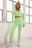 Conjunto ativo de ioga sem costura Conjunto feminino Sportswear Sport Trefine Gym Clothing Roupos feminino 2 peças Fitness Sexy Tracksuit