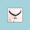 Chokers Lolita Veet Black Lace Chokers Punk Vintage Style Charms Colares pendentes j￳ias para venda entrega de queda Dhmzp