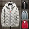 Мужская зимняя куртка мода хлопок теплый Parkas Coats Casual Outwear Owredbreaker Thermal Cooled Jackets Mens Clothing