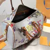 Сумка для велосипеда Vintage Luggage Designer Bags Women Momen Sumbags Ladies Fashion большой способность цветочных лагги. Сумочка 220907