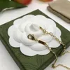 Collar de moda Dise￱ador Joyas Iniciales de lujo Collar colgante Cadena de oro Parring de diamantes para mujeres Pulsera de perla Carta 2211103d