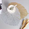 Table Mats 2 PCS Modern Placemat Mat Heat Insulation Pad El Home Restaurant Non-slip Tray Round Coffee Lamp