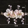 Cabeças de fábricas rosa Cabeças de cabelo acessórios para crianças de cabelo infantil Tiara Tiara Decoração de casamento