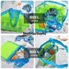 Storage Bags Beach Toys Bag Mesh For Women Waterproof Sandproof Tote Pool Essentials