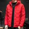 Мужская зимняя куртка мода хлопок теплый Parkas Coats Casual Outwear Owredbreaker Thermal Cooled Jackets Mens Clothing