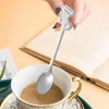 Servis uppsättningar 4st Gold/Silver Coffee Spoons Tea Creative Christmas Table Stain Lostly Steel dessert Scoop Cutlery Set 5.04 0,91 i