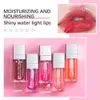 Crystal Jelly Moisturizing Lip Oil Plumping Lip Gloss Makeup Sexig Plump Glow Oil Tinted Plumper 6ml