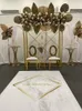 Decorazione per feste Matrimonio Arco Cuboid Grid Stand Flower Row Frame Sfondo Sfondo per Festival