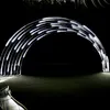 Décoration de mariage brillant météore douche lampe arc fête scène fond support avec LED lumières chaîne pour Festival Photo accessoires