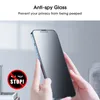 Full Cover Privacy Anti-glare Screen Protector for iPhone 14 Plus Pro Max 7 8 Anti-spy 9H XR XS 11 12 13 Mini Protective Film Glass