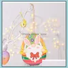 Party Favor Pâques Party Favors En Bois Gnomes Pendentif De Voiture Avec Corde Suspendue Enfants Cadeaux Décoration De La Maison Drop Delivery Jardin Festive Dhthi