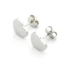 Lyxvarum￤rke T-Letter Ear Stud Earring Fashion Simple Women Heart Earrings Designer Classic 316L Titanium Plated 18K Gold Earring Jewelry