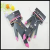 fashion black glossy palm shape bracelet card hand finger shape paper bracelets display jewerly holder packaging hang tag 200pcs T6437413