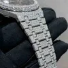 20232022 Nieuwe versie Ston Skeleton Watch Pass TT Mens Diamonds Top Kwaliteit Mechanische Eta Movement Luxe Iced OU