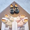Sneakers Sweet Girls Princess Shoes Spring Autumn Kids Children Bow PU Leather Baby Casual Anti-Slip Zapatos S12064 221109