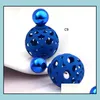 Stud Twosided Balls Earring Studs Bubbles Hollow Out Front And Back Earrings Mixedlot Double Side Backing Ear Nail Wholesale On Sale Dhhrd