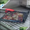 BBQ-Tools-Zubehör Antihaft-Mesh-BBQ-Tools-Tasche Wiederverwendbar und leicht zu reinigen Outdoor-Picknick-Grill-Zubehör Drop-Lieferung nach Hause G Dhpzl