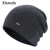 Beanie/Skull Caps Fashion Skallies Beanies Warm Sticked Hats Women Winter For Men Hat Beany Male Balaclava Gorro Bonnet Female Beanie 221110
