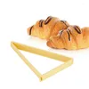 Baking Tools Plastic Croissant Cutters Bread Line Mould Dessert Stamper Roll Maker Pastry Bakeware Kitchen Gadgets Accessories