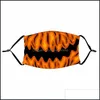 Designer maskers Halloween gezichtsmaskers clown skl stofdichte ademende verstelbare oorlussen wasbare mond drop levering huizen tuin hou dhfst
