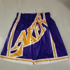 Mężczyzn Mesh Drużyna Po prostu zszyta twarz Siatki Koszykówki Kieszenie Mitchell Ness Pantalones de Baloncesto Shorts