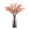 Flores decorativas 5pcs Pampas artificiais Bouquet Fake Reed ano de férias de férias Brid Party Home Decoration Plant Simulation Seco