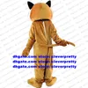 Costume de mascotte chat sauvage brun chat sauvage Lynx Catamount personnage Bobcat activités à grande échelle rue piétonne zx613