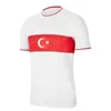 1990 Turkey Retro Soccer Coureys Home 90 Hakan Rustu Basturk Tosun Arda Kalhanos UGC قميص Burak Chemists Day Turkiye National Teem Shirts