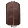 Kledingopslag 120 cm mannen Pak Cover Tassen Kleding Hangende beschermer Kleding Dust reisjas Case Zipper