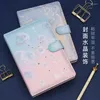 STARRY Sky Jellyfish A5 1 Piece Pu Leather Notebook Journal Agenda Planner Diary Book School Stationery Stationery