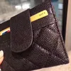 CC Wallet Luxury Designer Card Holder kaarthouders vrouwen klassieke gewatteerde tas mode kaviaar clip lederen mouw pocket organisator p6442503