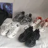 2022 Męskie kobiety Casual Shoes Track 3.0 Sneakers Luksusowe marki Trenerne trenerzy Triple S Skórzana platforma Lodowa różowa niebieska biała pomarańczowa czarna trampka G1