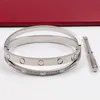 Schroef goud bedel armband ontwerper kleur blokkeer armbanden luxe sieraden dames bangle klassieke titanium stalen legering gegold geplateerde ambachtelijke kleuren goud zilveren roos