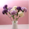Flores decorativas de 10pcs/lote de fio de fruto mannited bouquet artificial para decoração de casamentos decoração de jardim de casas