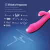 Секс -игрушка G Spot Dildo Rabbite Vibrator для женщин двойной вибрационный силиконовый водонепроницаемый женский вагинский клитор анальный массажер -магазин магазин Kd1r 2lyy