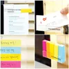 600/840Pcs Sticky Note Self-adhesive Bookmark Page Marker Index Tabs Message Board For Office Computer Monitors Side