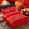 Duvet Cover Wedding Bedding Sets Festive Couple Bed Duvet Covers Sanding Luxury Double Queen King