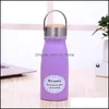 Mugs 304 Stainless Steel Kettle Double Layer Water Bottle Tumbler Drinkware Fashion 10 Oz Milk Cup Drop Delivery Home Garden Kitchen Dhzgh